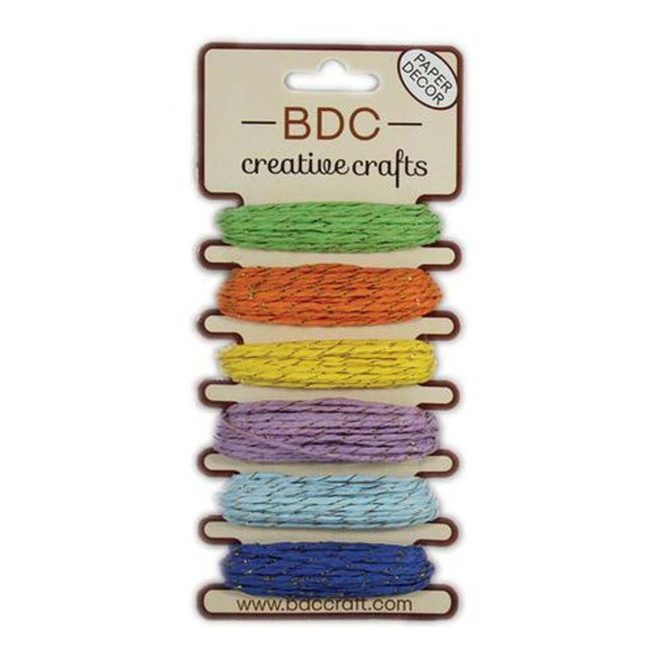 Hemptique Paper Twine Card Set Eco Friendly Sustainable Naturally Grown Jewelry Bracelet Making Paper Crafting Scrapbooking Bookbinding Mixed Media Crocheting Macrame Seasonal Holiday Gift Wrapping Outdoor Gardening